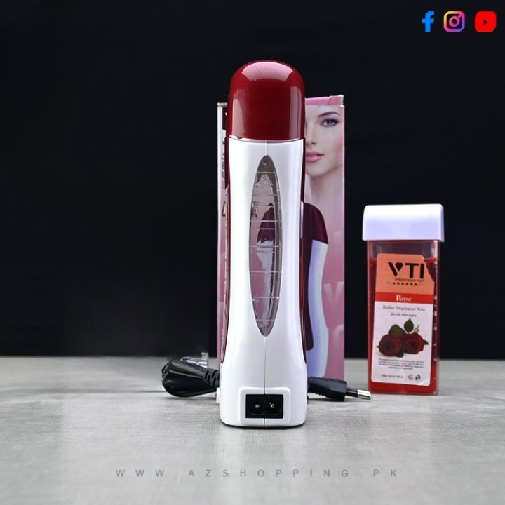 V-BENZ Original Electric Roll On Wax Depilator Heater Hair Removal Machine (Wax Cartridge Included) Model: V-5889 - Image 2