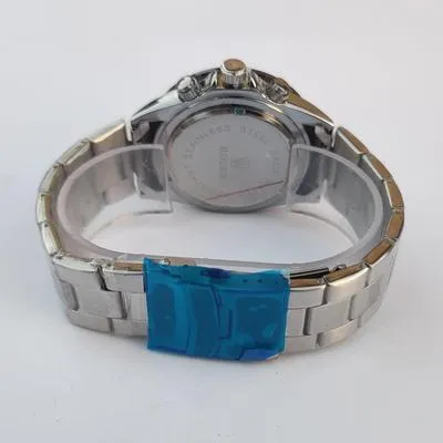Stainless Steel Chronograph Wrist Watch for Men – Premium Analog Multi-Function Quartz Watch for Office, Formal & Daily Wear - Image 2