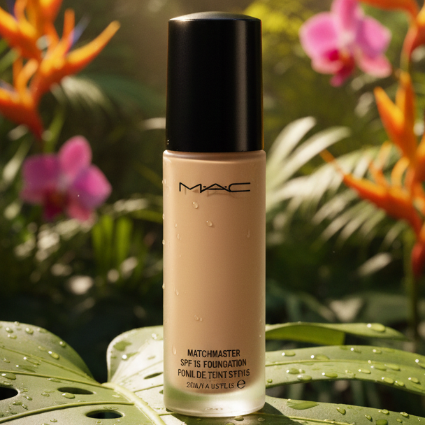 MAC Matchmaster SPF 15 Foundation NC15 Natural Matte Finish, Medium Buildable Coverage, Oil-Free, Long-Wearing, Shade-Adapting Technology - Image 2