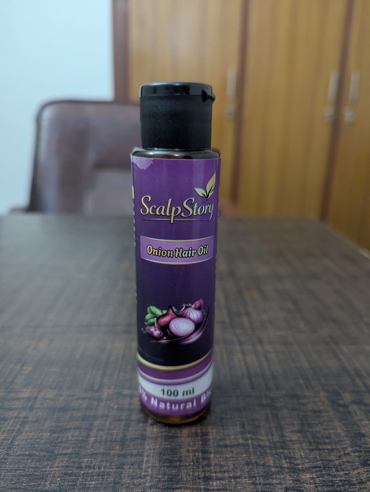 Onion Hair Oil Natural Hair Growth & Anti-Hair Fall Oil with Sulfur & Antioxidants | Strengthens Roots & Adds Shine | 100 ml - Image 4