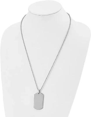Stainless Steel Military Army Box Pendant for Men | Silver Tactical Fashion Necklace for Daily Wear - Image 2
