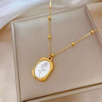 Golden Floral Flower Ball Necklace for Women | Stylish Pearl & Gold Plated Pendant Jewelry for Party & Wedding Wear - Image 3
