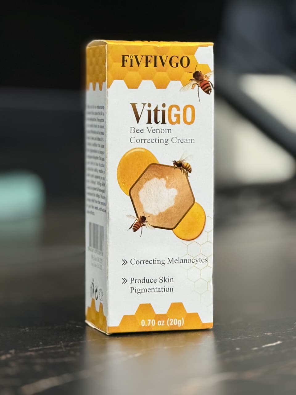 Fivfivgo VitiGO Bee Venom Correcting Cream (20g) Support for Skin Pigmentation Recovery and Even Skin Tone - Image 4