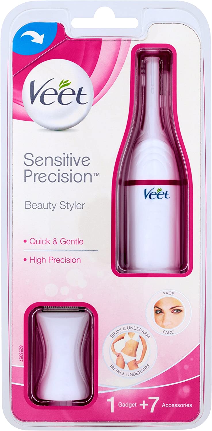Veet Sensitive Precision Beauty Styler For Women – Electric Facial & Eyebrow Hair Trimmer - Image 3