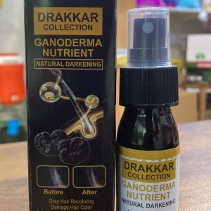 Anti-Greying Hair spray , Drakkar spray for Hair, Organic Ganoderma, Inverted Essence for Grey Hair, Darkens Your Hair Naturally Without Damaging (30ML)