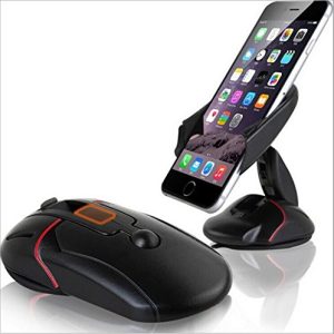Mouse Shaped Mobile Holder – One Touch Open Desk Phone Stand for Smartphones (Compact & Adjustable Design)