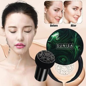 Sunisa 3 in 1 Air Cushion BB & CC Cream Foundation β Waterproof Mushroom Head Cushion Foundation