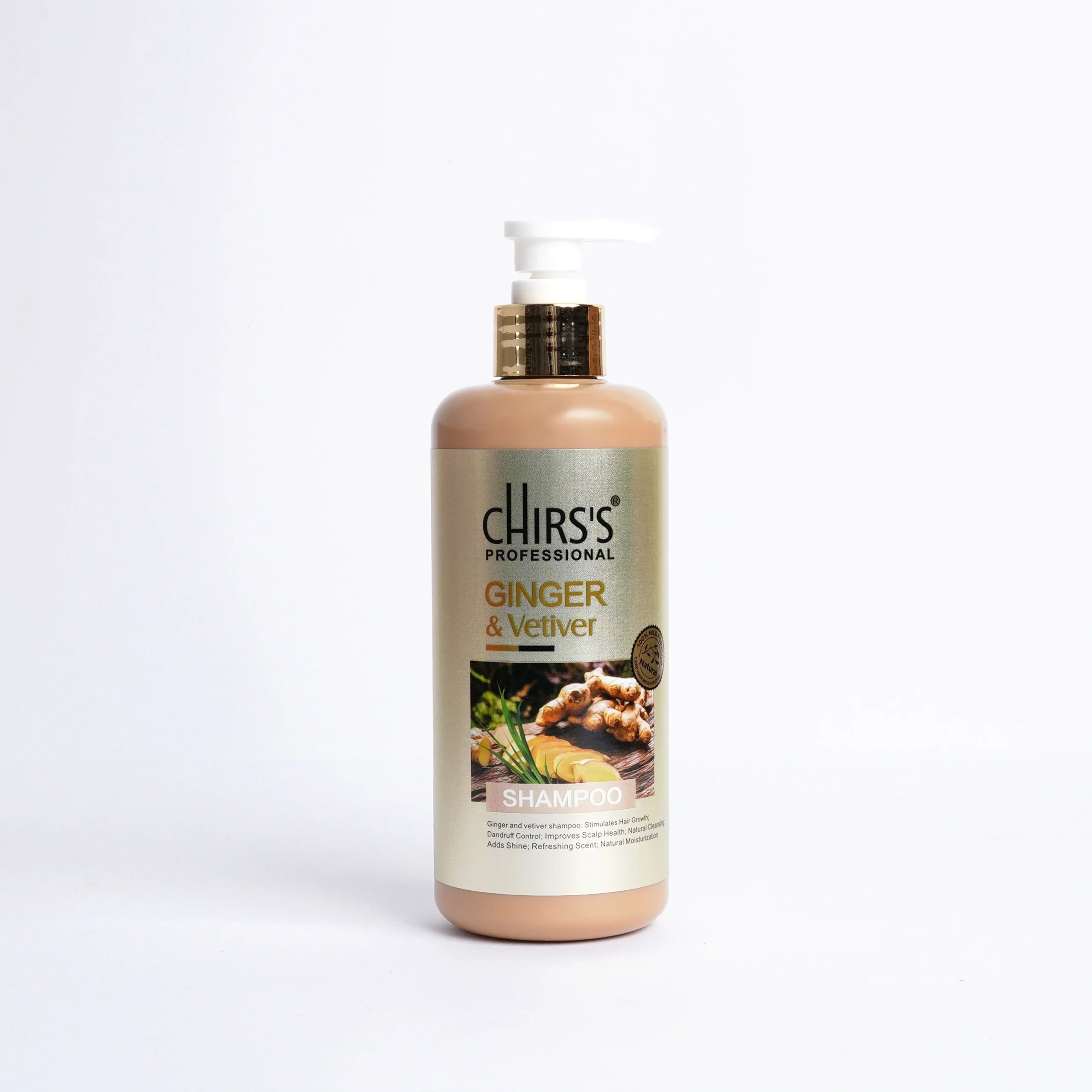 CHIRS'S UK Ginger & Vetiver Shampoo 2in1 Turkish Formula 400ML – Nourishing & Scalp Refreshing Hair Shampoo - Image 2