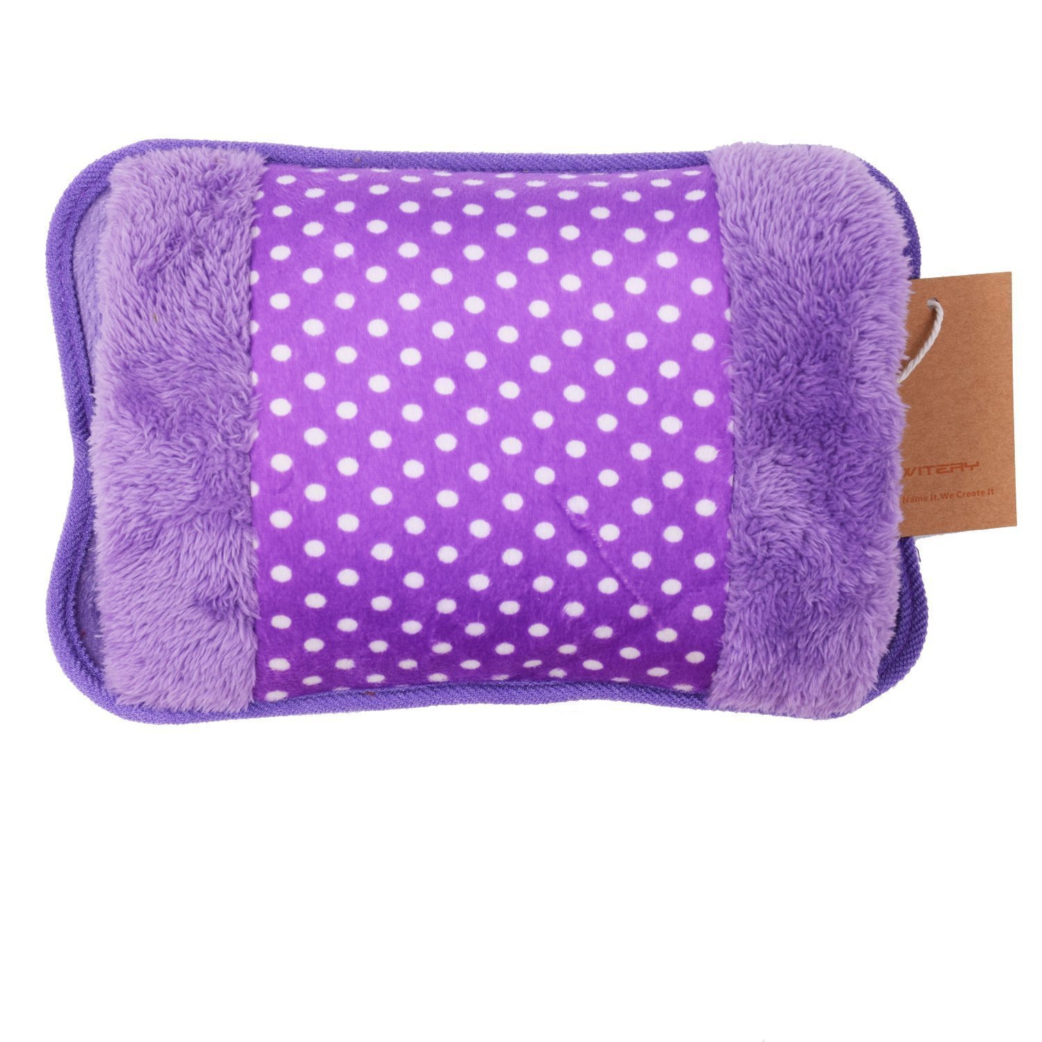 Electric Hot Water bag Heat Pad (Heat Bag) For Pain Relief velvet cloth type also used for hand warmer – Multicolour - Image 2