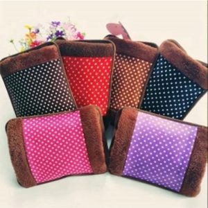 Electric Hot Water bag Heat Pad (Heat Bag) For Pain Relief velvet cloth type also used for hand warmer – Multicolour