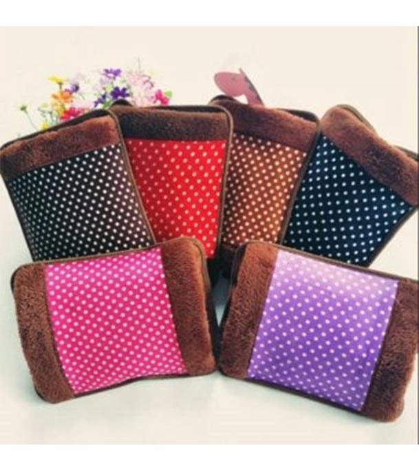 Electric Hot Water bag Heat Pad (Heat Bag) For Pain Relief velvet cloth type also used for hand warmer – Multicolour