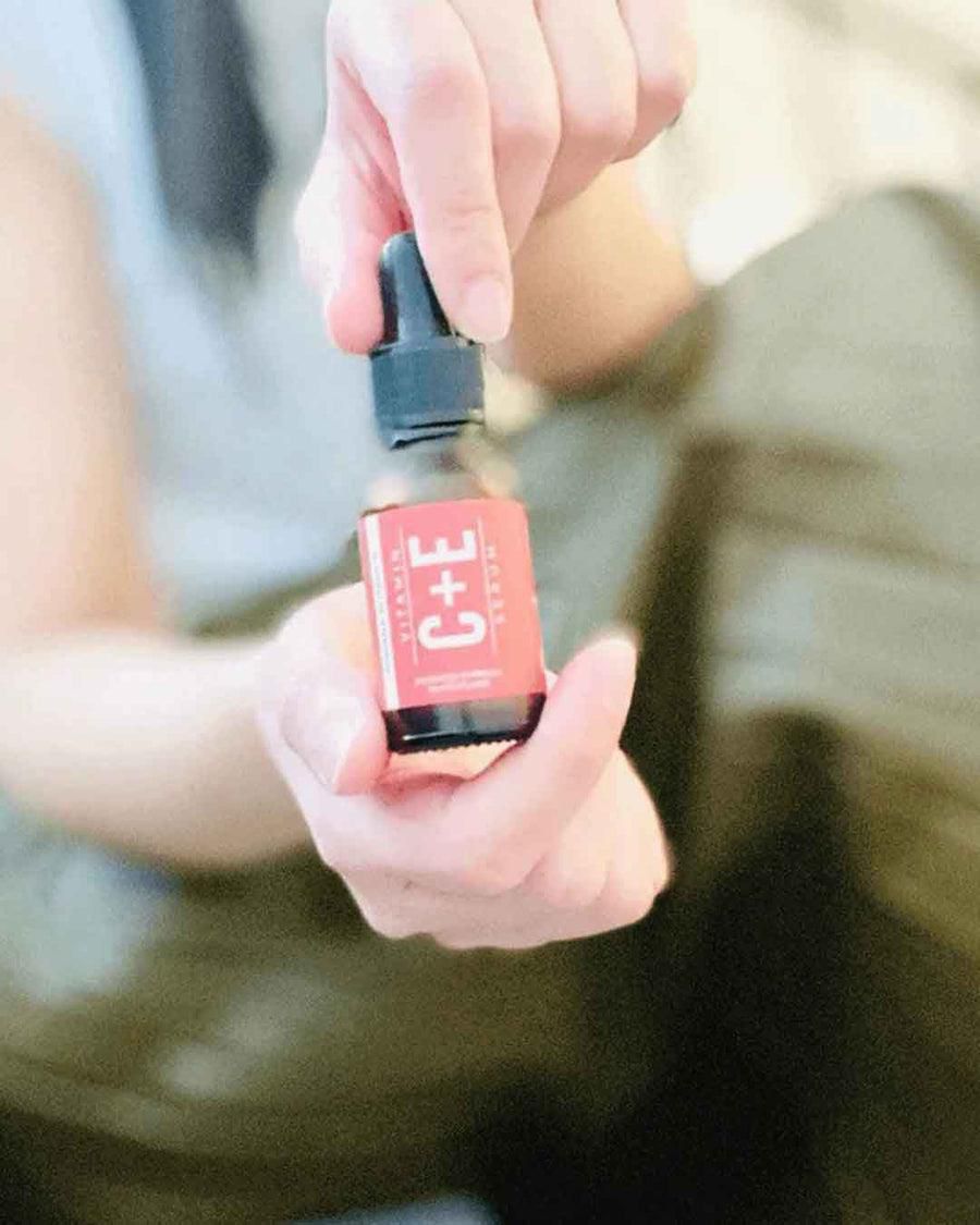 Nirvana Botanics Vitamin C & E Serum – Brightening & Nourishing Face Serum 15ml - Image 4