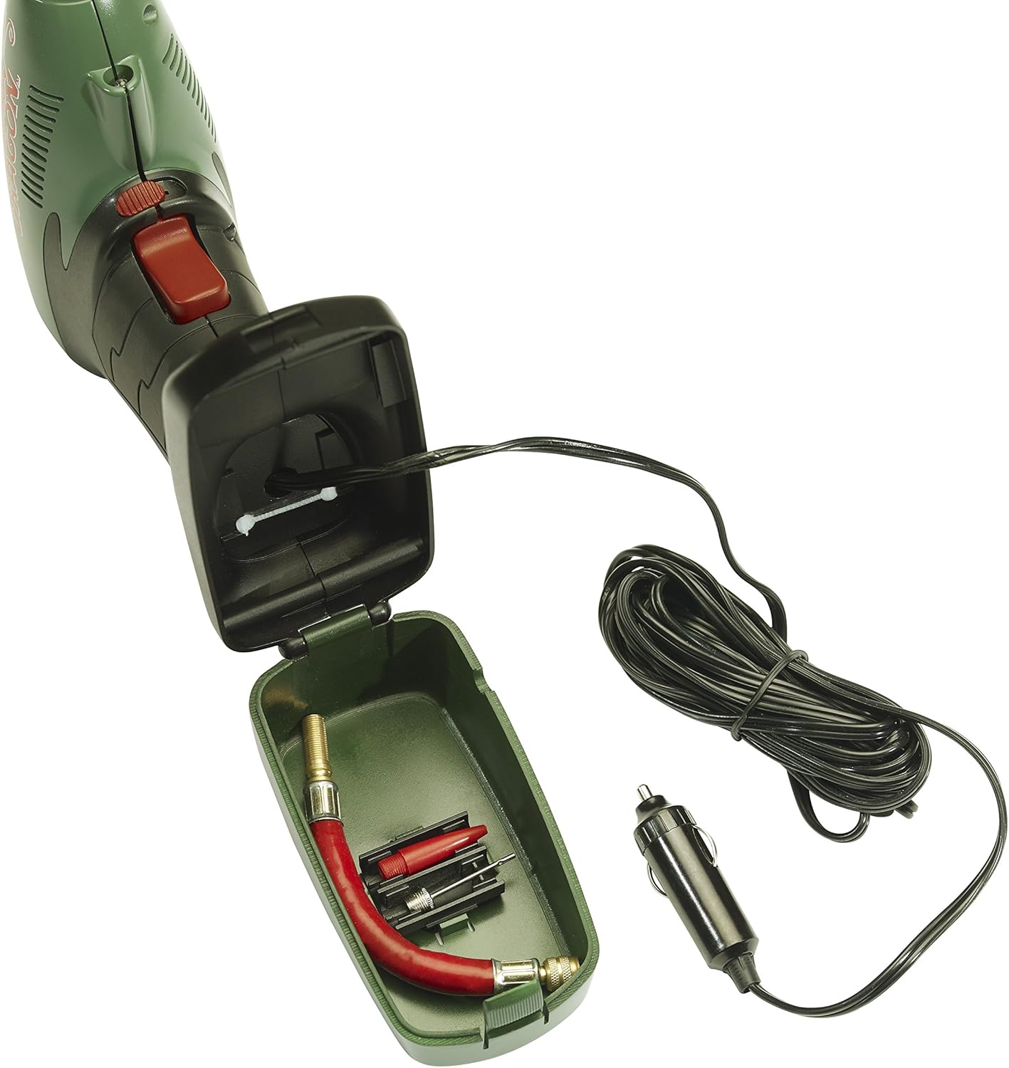 Air Dragon Portable Air Compressor with Built-in Light – Electric Air Pump for Sports Balls, Pool Toys & Air Mattresses - Image 3