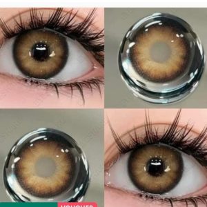 3-Tone Lens with Container Solution & Travel Kit – Complete Contact Lens Care Set - Blue