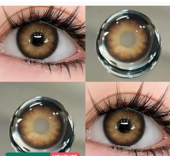 3-Tone Lens with Container Solution & Travel Kit – Complete Contact Lens Care Set - Blue
