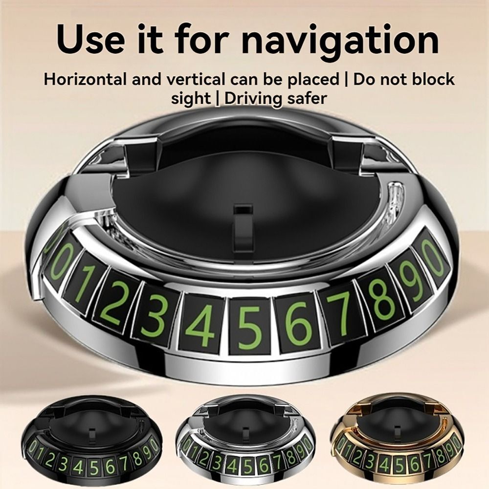 2 in 1 Dashboard Car Phone Holder with Navigation Bracket - 360° Rotation Phone Bracket For Car Use - Random Color - Image 2