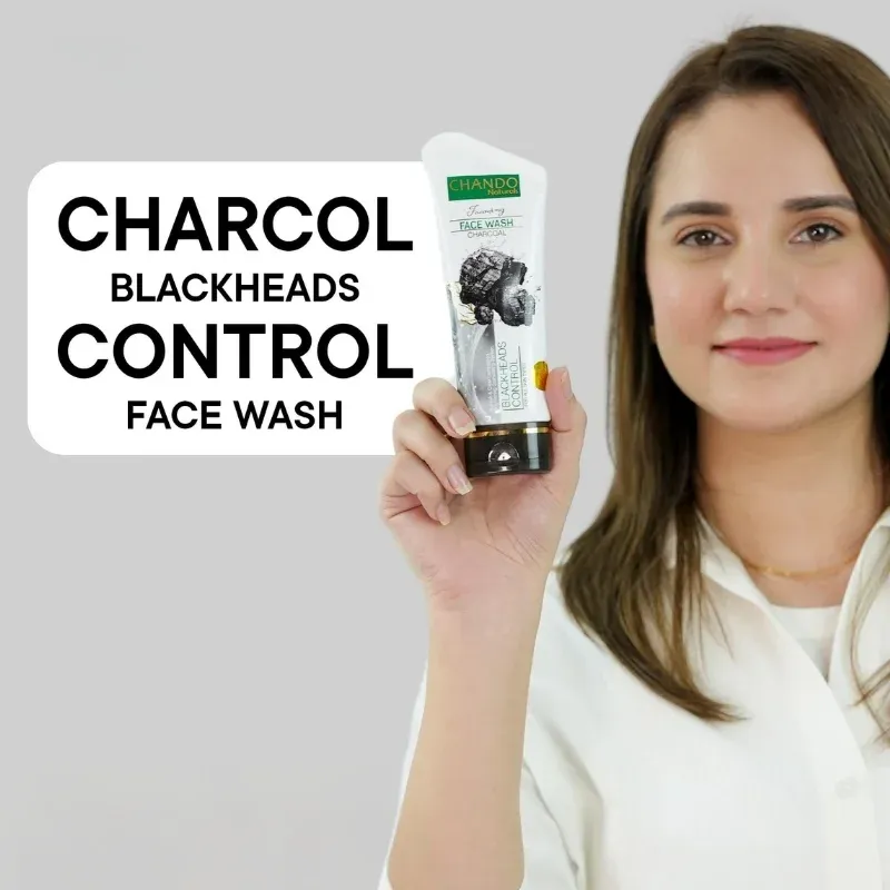 CHANDO Naturals Foaming Face Wash Charcoal – Deep Cleansing & Blackhead Control - Image 2