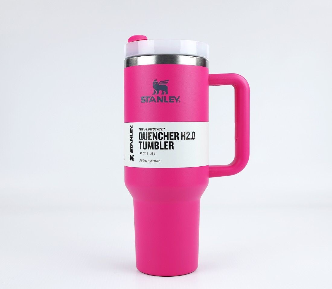 Stanley 40 Oz Stainless Steel Tumbler with Straw | 1200ML Vacuum Insulated Quencher Cup | Leak-Proof Hot & Cold Travel Mug (With Box) - Image 3