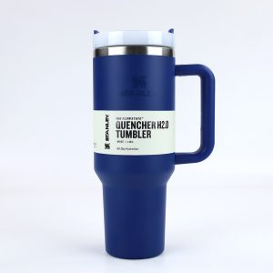 Stanley 40 Oz Stainless Steel Tumbler with Straw | 1200ML Vacuum Insulated Quencher Cup | Leak-Proof Hot & Cold Travel Mug (With Box)