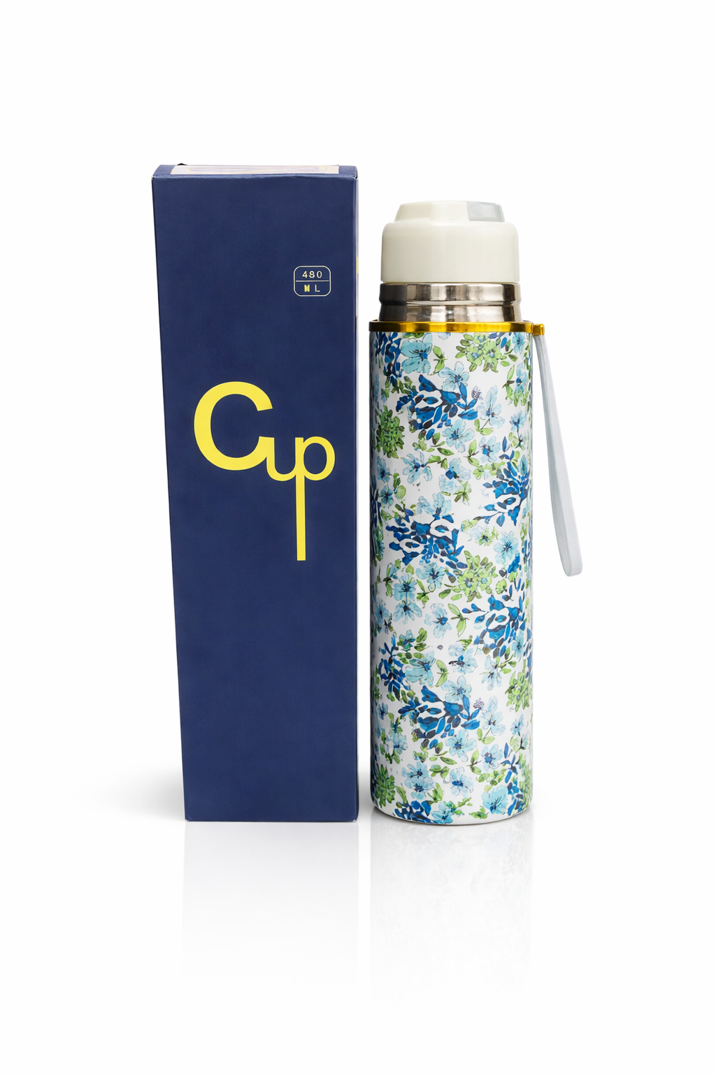 Stylish Printed Water Bottle 650ML – Leak Proof Stainless Steel Bottle with Trendy Design & Box | Premium Quality Random Color - Image 5