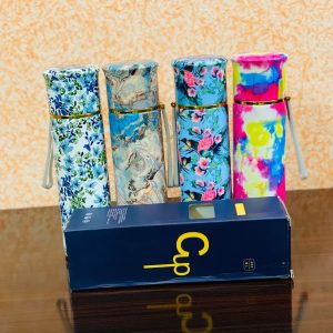 Stylish Printed Water Bottle 650ML – Leak Proof Stainless Steel Bottle with Trendy Design & Box | Premium Quality Random Color