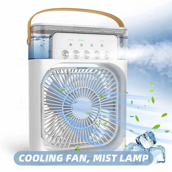 Portable 10-Inch Air Conditioner Fan – Mini Air Cooler with Powerful Cooling, Quiet Operation & Compact Design for Home, Office & Travel - Image 8