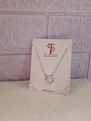 Silver Ring Pendant for Women | Adjustable Chain, Tarnish-Free Gifting Pack - Image 2