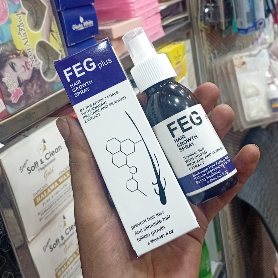 FEG Plus Hair Growth Spray Stimulate Follicles Reduce Hair Fall And Encourage Thicker Healthier Hair - 50ML - Image 5