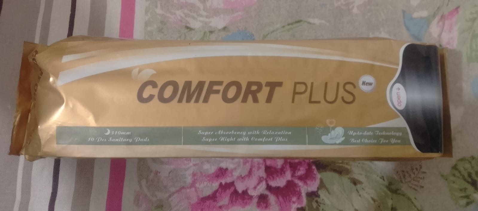 Comfort 10 Pcs sanitary Pads | Comfort Plus Ultra-Soft Sanitary Pads with Leak Protection - Image 5