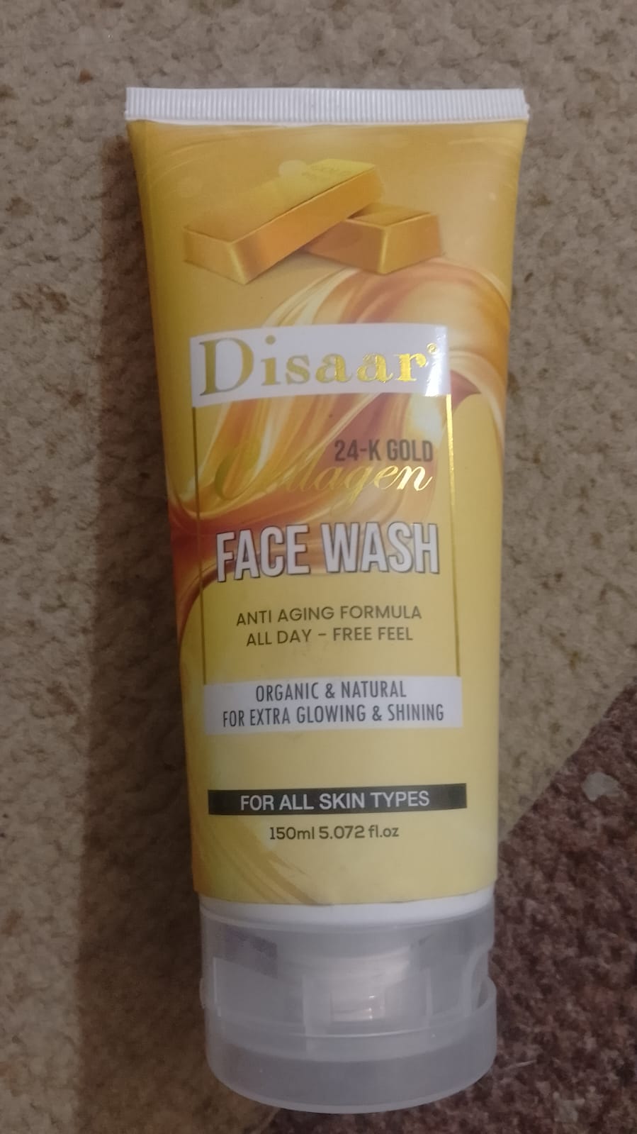 Disaar 24K Gold Face Wash Liquid For All Skin Types 150Ml Anti Aging Formula Organic And Natural Cleanser - Image 5