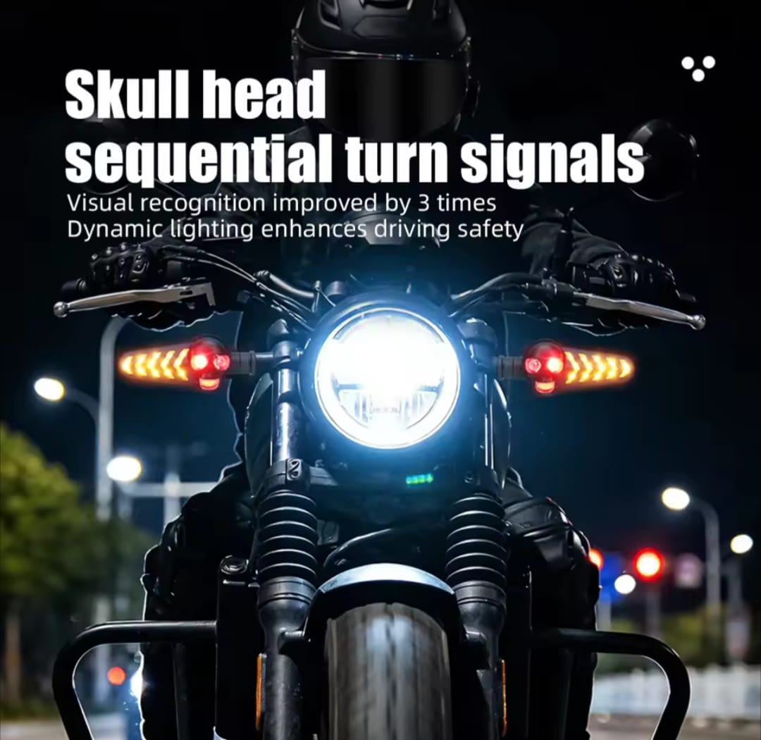 Motorcycle LED Turn Signal Light Supports 12V To 24V Flashing Indicator DRL Brake Tail Lamp - Image 3