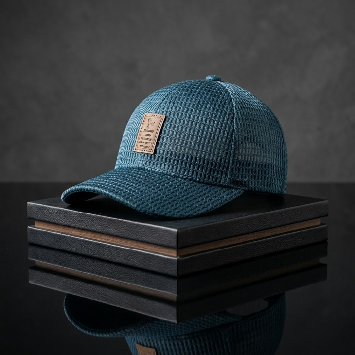 Mesh Breathable Baseball Cap Lightweight Summer Sun Hat (Jali Material) - Image 3