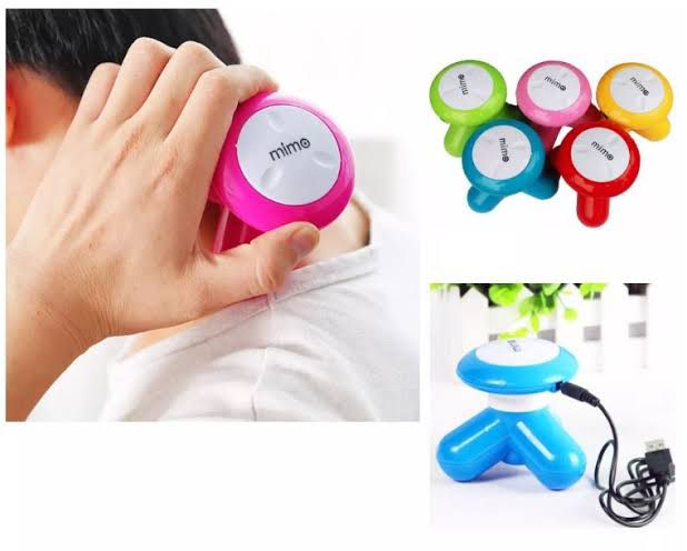 Mimo Mini Electric Full Body Massager Model-XY3199 Portable Vibrating Massage Tool for Muscle Relief and Blood Circulation