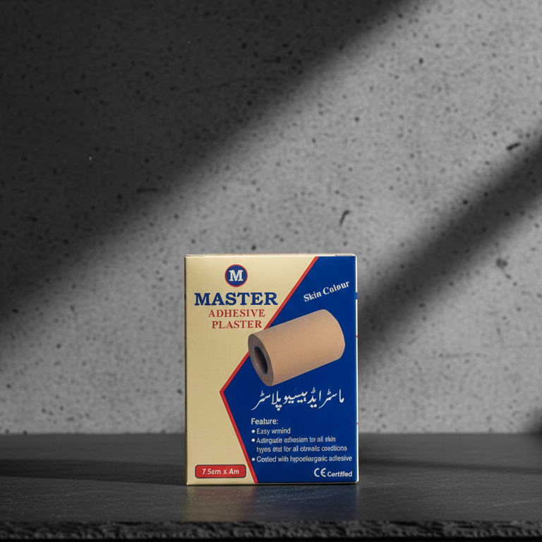 Master 3-Inch Adhesive Plaster Strong, Breathable & Skin-Friendly Medical Tape for Wound Protection, Bandage Fixing & First-Aid Use - Image 3