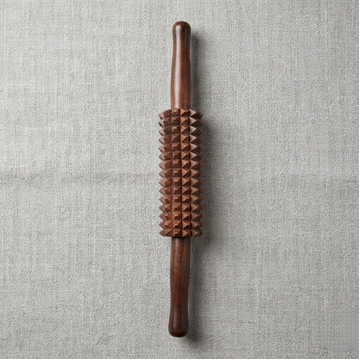 Handcrafted Wooden Thighs and Calves Massager Reflexology & Muscle Roller