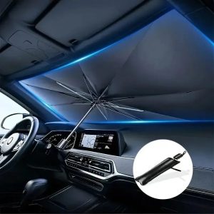 Premium Car Windshield Sun Shade Umbrella â Foldable UV Reflector & Heat Insulation Cover