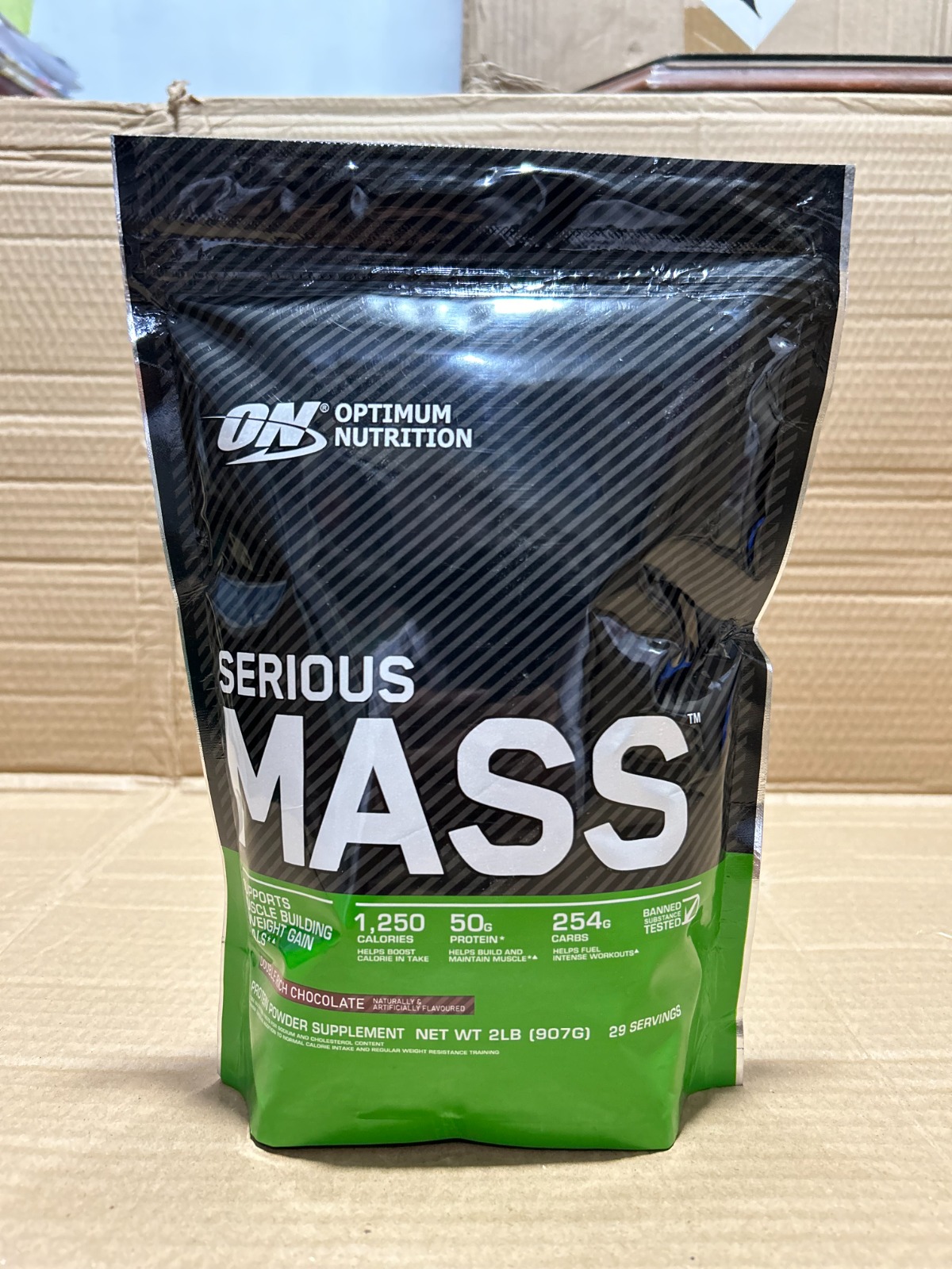 Optimum Nutrition Serious Mass Weight Gainer 2LB Pack High Calorie Protein & Muscle Mass Support - Image 3