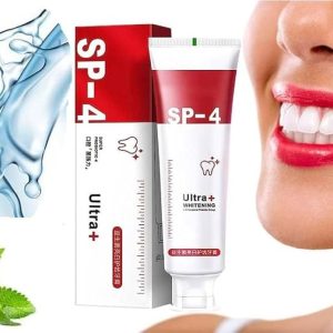 Yayashi SP 4 Ultra Whitening Toothpaste  Strong Stain Removal & Fresh Breath Daily Oral Care (120g)