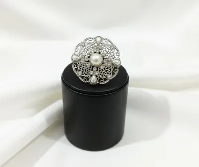 Adjustable Silver Ring for Women – Elegant Wedding, Party & Casual Wear Fashion Ring