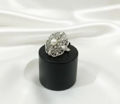 Adjustable Silver Ring for Women – Elegant Wedding, Party & Casual Wear Fashion Ring - Image 2
