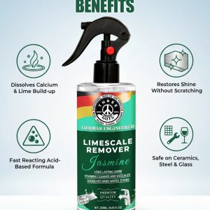 Limescale Remover â Foaming Cleaner & Hard Water Descaler | THREE GUYS - German Engineered (250)