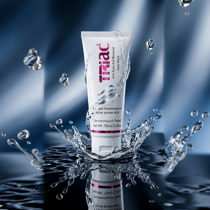 Triac Anti Acne Anti Bacterial Face Wash 70ml for Acne-Prone Skin - Image 3
