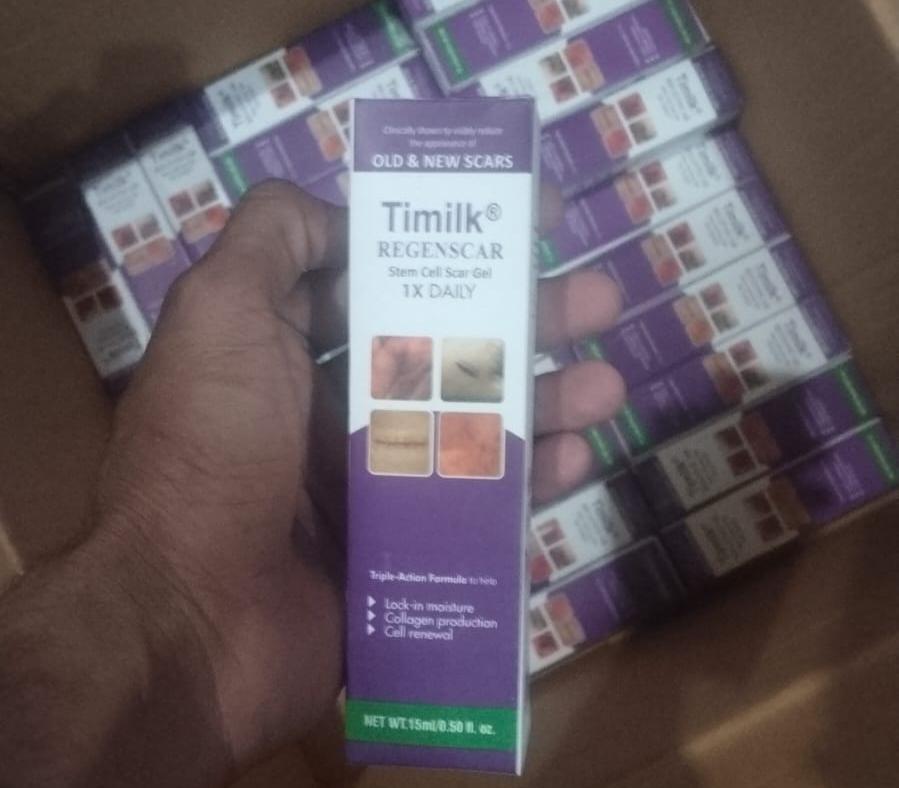 Timilk Regenscar Stem Cell Scar Gel Triple-Action Formula for Old & New Scars, Surgical Marks, and Skin Renewal (15ml) - Image 3