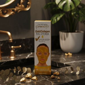 Qiansoto Gold Collagen Peel-Off Facial Mask  Anti-Aging & Skin Brightening Treatment (100ml)