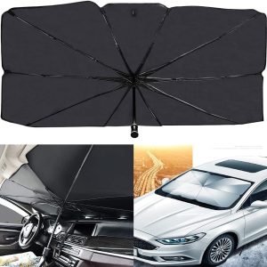 Foldable Car Windshield Sun Shade Umbrella â UV Protection & Heat Insulation Cover
