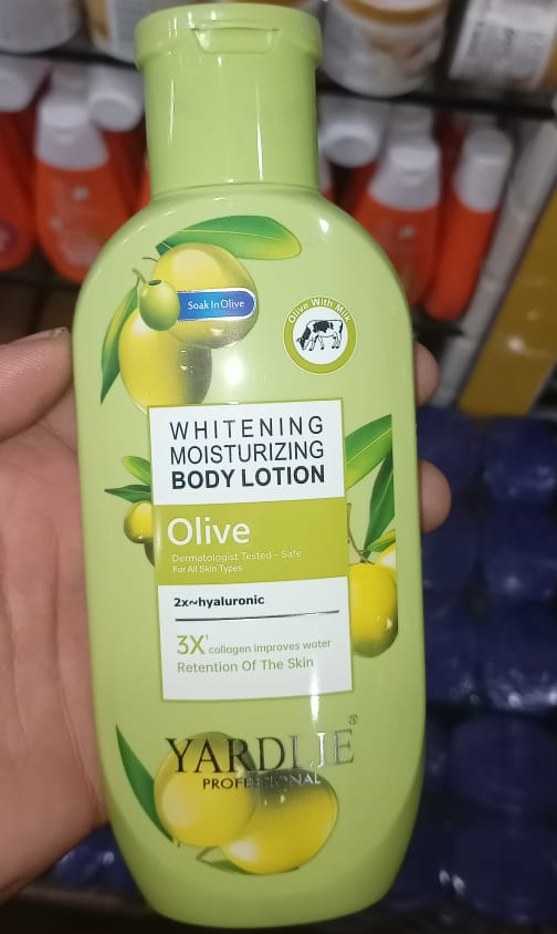 Yardlie Professional Olive Whitening Moisturizing Body Lotion Smooth Application For Skincare - 200ML - Image 4