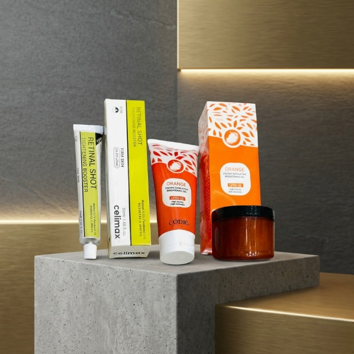 Ultimate Skin Transformation Bundle Deal Retinal Shot Booster, Orange Enzyme Gel & Zafrani Whitening Cream (Pack of 3) - Image 3