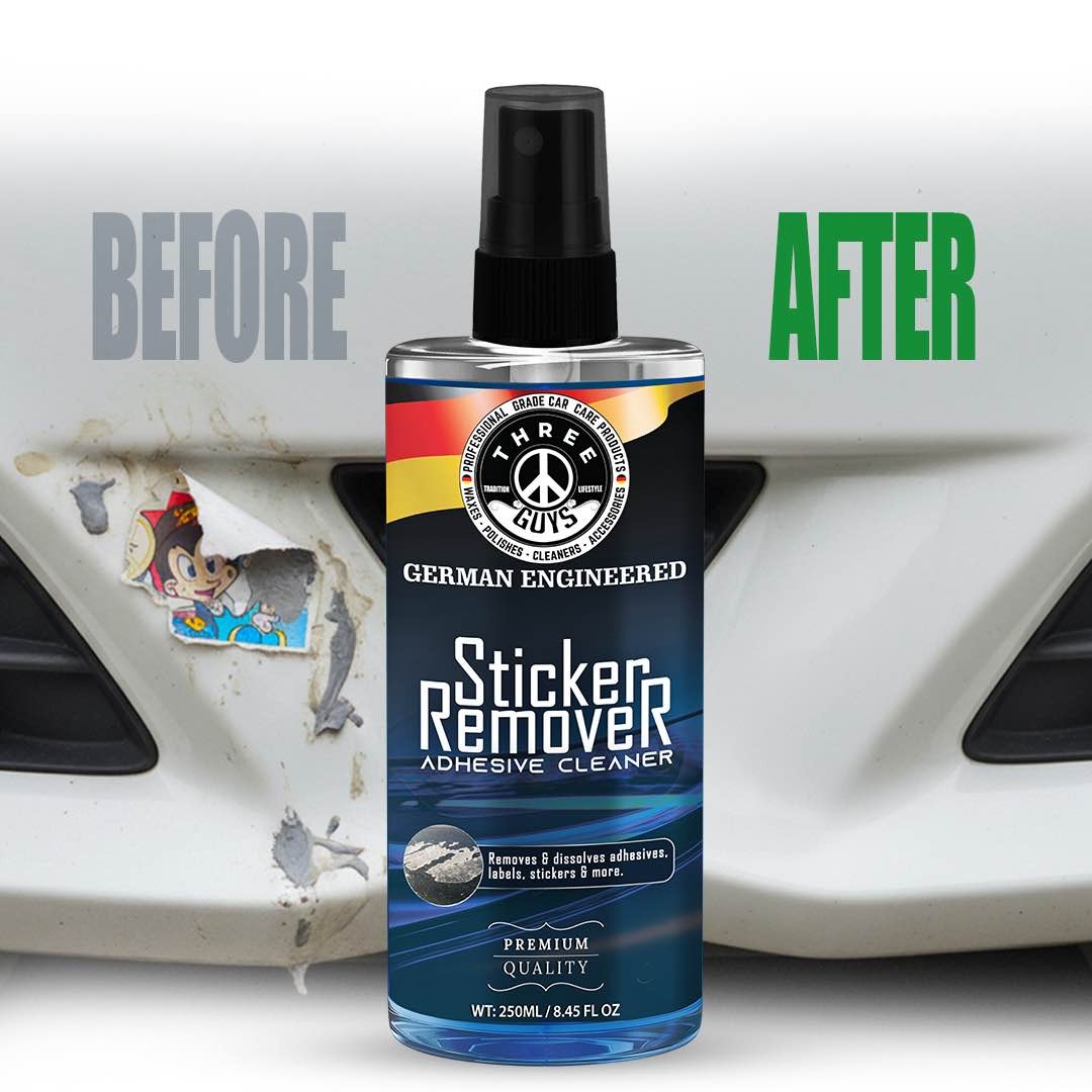 Sticker Remover | Premium Adhesive Cleaner | THREE GUYS | German Engineered (250ml) - Image 3