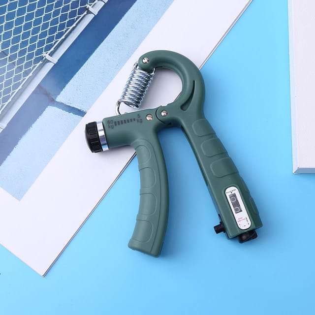 Adjustable Exerciser Hand Gripper With Counter Strengthener Adjustable Resistance Wrist Strengthener Forearm Gripper Hand Workout (Random Color) - Image 4
