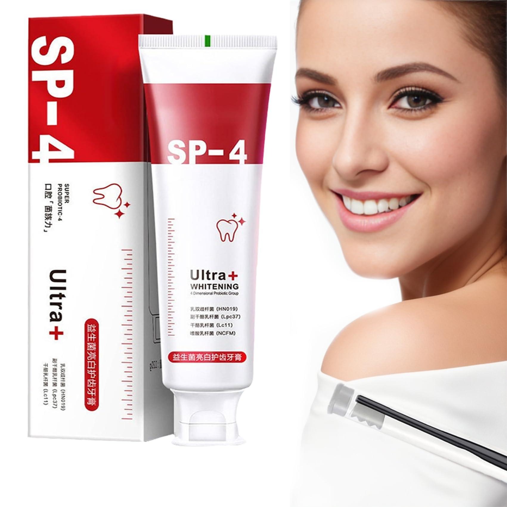 Yayashi SP 4 Ultra Whitening Toothpaste Strong Stain Removal & Fresh Breath Daily Oral Care (120g) - Image 5